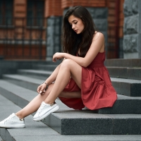 The Girl in the Red Dress