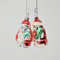 Vintage Santa Baubles