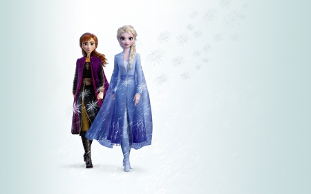 Frozen II (2019) - poster, snow queen, fantasy, anna, movie, princess, elsa, disney, frozen 2