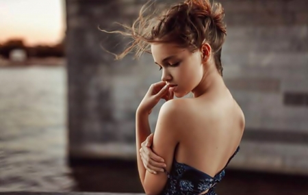 Lovely Hair - girl, hot, sexy, sweet