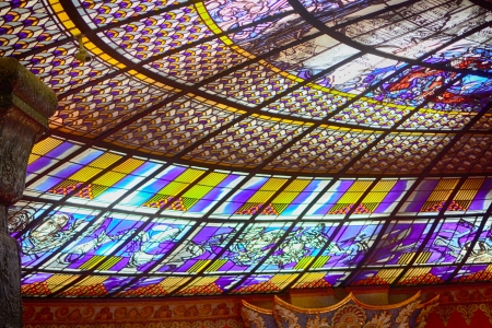 Erawan Museum Bangkok thailand - erawanmuseum, stain glass, thai, thailand