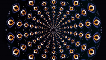 Abstract - abstract, black, eye, jeremy opio, orange, texture