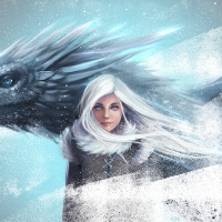 Daenerys and the Ice Dragon