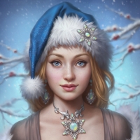 Winter lady