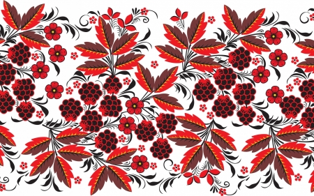 Texture - black, fruit, leaf, paper, pattern, red, texture, white