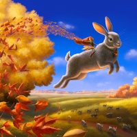 Autumn leap