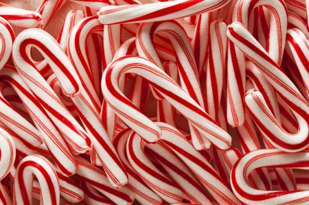 Candy Cane - candy cane, christmas, craciun, dessert, food, red, skin, sweet, texture, white