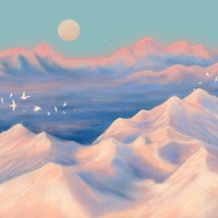 Pink mountains