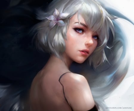 Fantasy girl - jane nane, fantasy, girl, art, nierautomata