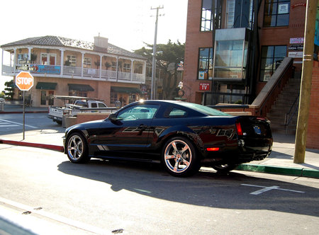 mustang1 - black, car