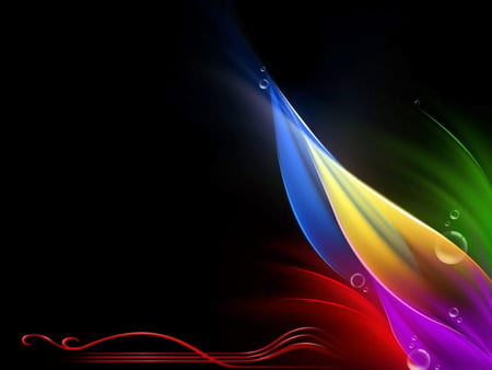 Playing with many colors - desktop wallpaper, vista theme