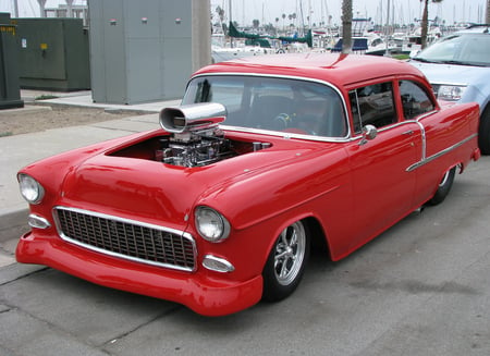 1955 Blown Chevy...........