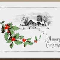 Vintage Christmas Card 1915