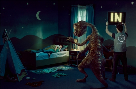 :D - add, advertise, alien, bedroom, commercial, funny, night, tnt, tv