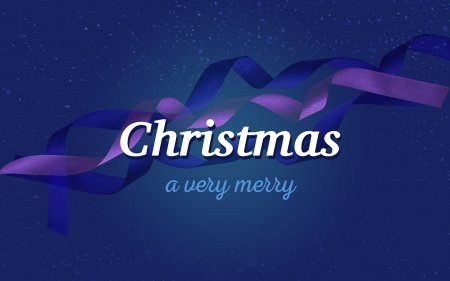 Merry Christmas - christmas, graphics, ribbon, vector, holidays, art