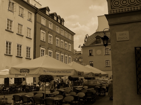 The Old Town sub-district of Warsaw - relax, sightseeing, Poland, city, Warsaw