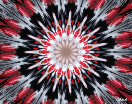 Abstract - abstract, art, black, by cehenot, cehenot, painting, pictura, red, texture, white