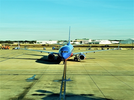 Commercial 737 Jet Aircraft Parking