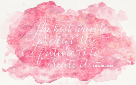 :) - white, word, card, quote, pink, abraham lincoln