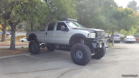 Ford up in the Air - Ford, Truck, California, 4wheel, Gray, Monster, offroad