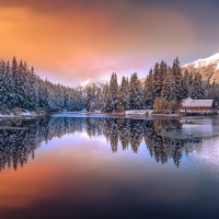 Morning on Winter Lake