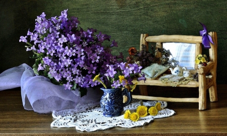 Still Life - amazing, flower, purple, vase
