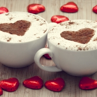 Valentine Day Cappuccino