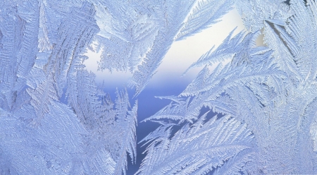 Frosted window close-up - abstract, close-up, winter, photography, frosty, ice, iceflower, frozen, macro, cold, frost, wallpaper