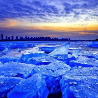 Blue ice