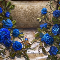 Blue roses