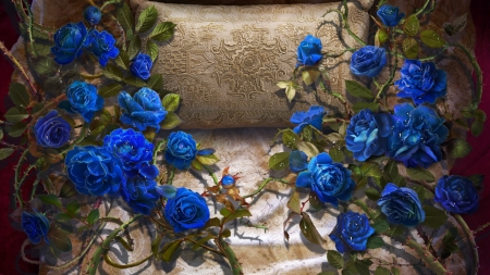 Blue roses