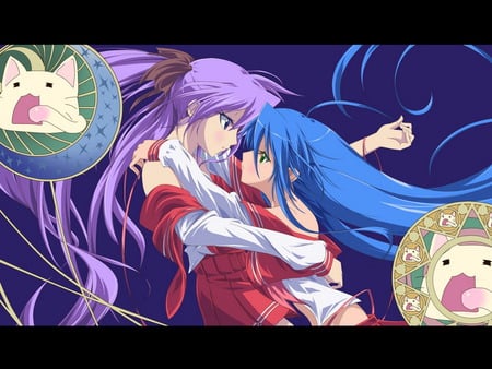 KAGOME AND KONATA - girls, anime, other