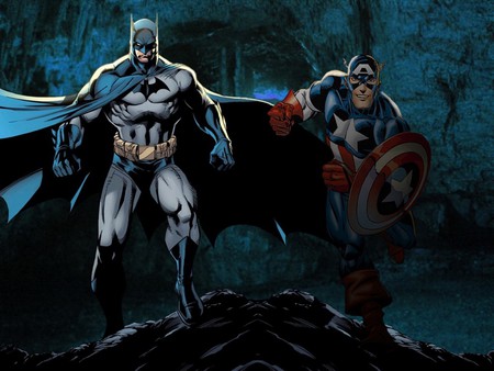 Joining forces - dc comic, supers, wall, anime, marvel