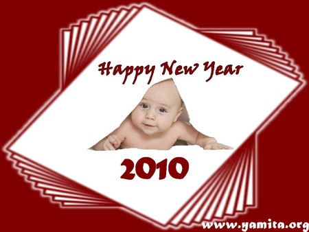 Happy New Year 2010 - holiday, 2010, baby, years end - beginning