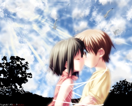 Anime Kiss - Other & Anime Background Wallpapers on Desktop Nexus (Image  671463)