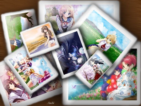 My Memories - girls, cute, collage, female, anime, anime girl, girl