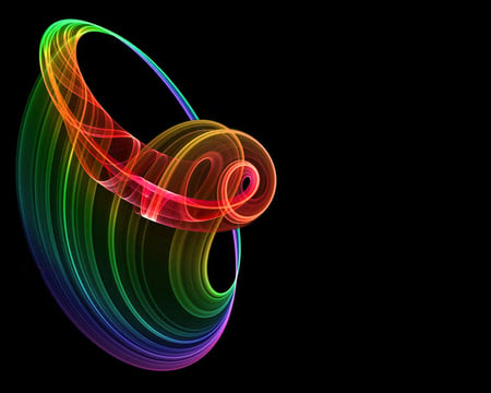 wow rainbow abstract image. jpg - design, neon, abstract