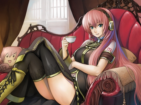 ♥Megurine Luka♥ - anime, anime girl, female, hot, girl, cute, sexy