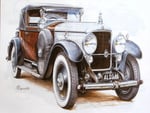 Old Cars in Fine Art