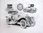 Old Cars in Fine Art