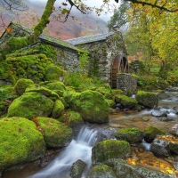 Old Water Mill in England