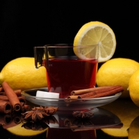 Cinnamon and lemon