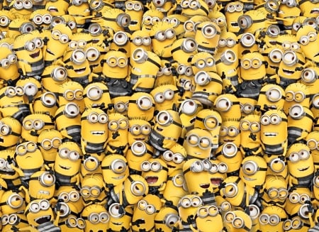 Minions - skin, yellow, movie, minions, texture