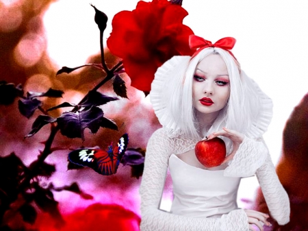 Wild Rose - surreal creative art, etheral women, grandma gingerbread, the WOW factor, photo album, womens wardrobe, women are special, Dark Beauty Mag, flower crown wreath, female trendsetters