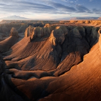 Breathtaking sunset in Central Utah