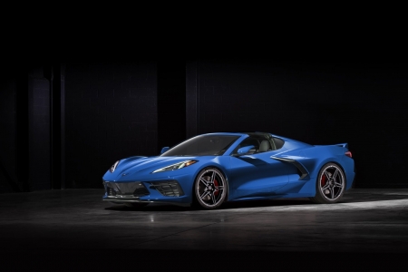 2020 Chevy C8 Corvette In Rapid Blue