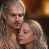Geralt and Ciri