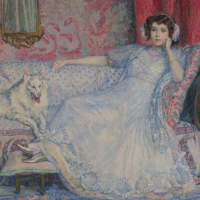 Lady in White ~ Portrait of Madame Helene Keller