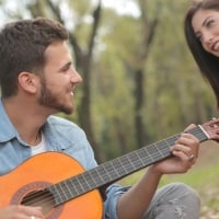 Musician and Girl