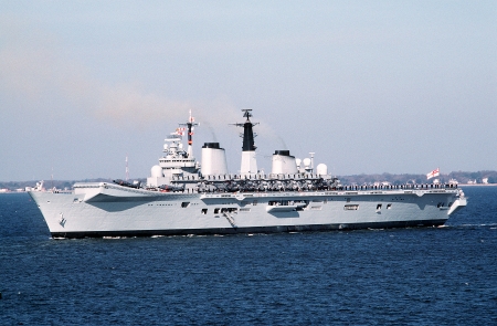 HMS Invincible - aircraft carrier, carrier, ship, HMS, HD, Invincible